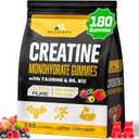 (180 Count) Creatine Monohydrate Gummies for Men & Women - Creatine Pre Workout Gummies for Muscle Builder, Muscle Strength, Recovery, Endurance, Energy, Creatine for Women & Men, Vegan, Mixed Berry, BB Dec 2028