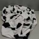 Funziez! Adult Onesie Halloween Costume Animal Dinosaur Shark Unisex Plush One Piece Cosplay Suit for Adults, Men and Women (Small, Cow)