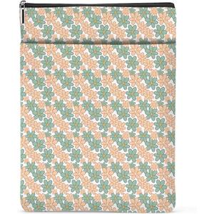 Book Lovers Book Sleeve, Book Accessories Bookish Gifts Book Gifts Friendship Christmas Birthday Gifts for Women Floral Lovers Mom Coworker, Aesthetic Book Pouch Book Protector, Retro Flowers