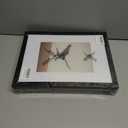 Heimlove 9x12 Picture Frames Set of 3 with Mat to Display 6x8 Picture,Plastic Black Photo Frame for Poster,Diploma,Certificate and Document with Gallery Wall Frame Set