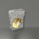 4 x A-Z Stainless Steel Letter Keychain - Alphabet Initial Key Ring for Men Women, Purse or Car Charm