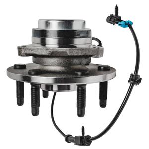 Detroit Axle - RWD Front Wheel Bearing Hub Assembly for 99-06 Chevy Silverado Sierra 1500, 00-06 Suburban 1500 Tahoe Yukon GMC Yukon XL 1500, 02-06 Cadillac Escalade 6 Lugs W/ABS