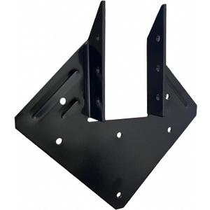 22 Pcs Black Hurricane Tie, 13 Gauge(Thickness 2.2mm) Joist Hangers, Fit 2x4,2x6 Truss to Rafter Connector for Roof Truss Timber, Hurricane Truss Hangers, Rafter Brackets,Hurricane Clips