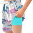 Boys Swim Trunks Compression Liner Kids Bathing Suit Quick Dry Swim Shorts 4-13 Years