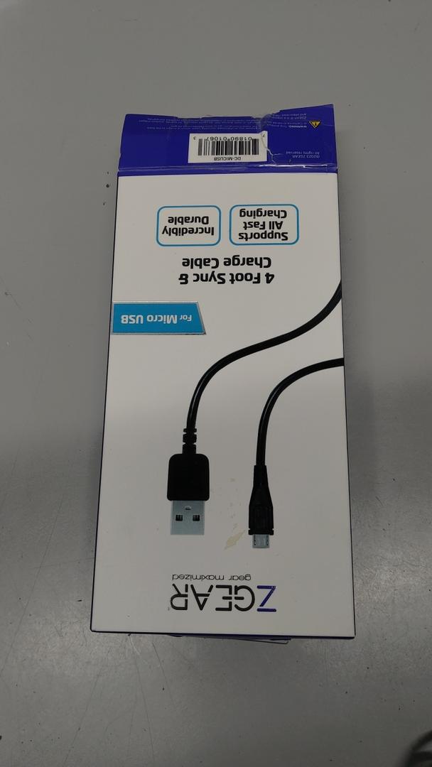 Zgear 4 Foot Sync & Charge Cable For Micro Usb