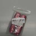 Bike Pegs 2Pcs Aluminum Alloy Anti-Skid Lead Foot Bicycle Pegs 3/8 inch Axles (Red)