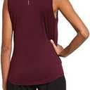 baleaf Workout Tank Tops for Women Sleeveless Running Athletic Loose Fit Yoga Tops Active Shirts Sports Gym Exercise S