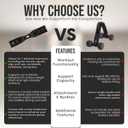 7-in-1 Premium Kit Hybrid Dip & Hip Thrust Belt – Heavy Duty Glute Workout Belt with Back Strap Support – 1600 lb Capacity – 1” Padded for Dumbbell, Kettlebell, Plates, Booty, Squat, Core Training