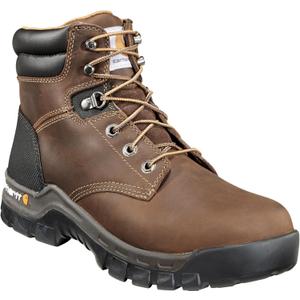 Carhartt Women's Rugged Flex 6-inch Comp Toe Work Boot (Brown), Size: 6.5
