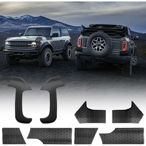 Corner Edge Protector Set Ford Bronco Accessory, Anti Scratch Guards Protector, Corner Guards Trim Cover Compatible for Ford Bronco 2021 2022 2023 2/4 Doors, Black, 6PCS