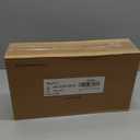 novelinks 64 oz Large Plastic Mason Jars with Airtight Lids, 4 Pack Big Jars Wide Mouth and Plastic Storage Containers for Pantry, Pickle, Sauce, Sugar (4 Pack,Black)