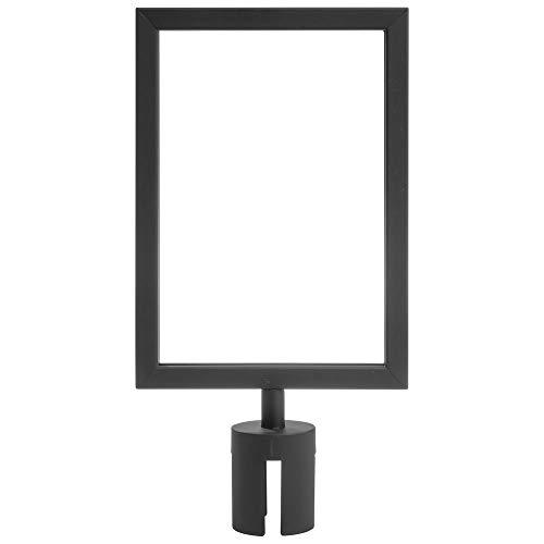 Sign Frame for Crowd Control Stanchion 8 1/3" x 11 3/4" (W x H), 2 Pcs