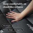 Full Mattress Topper, Viscose Derived from Bamboo Thick Pillow Top Mattress Pad with Deep Pocket, Naturally Cooling for Hot Sleepers, Soft for Back Pain Relief, Premium Dark Grey
