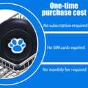 GPS Tracker for Vehicles Cars Motorcycles,No Monthly Fee No Subscription,Real-Time Location Tracking Device, Magnetic Mini GPS Tracker for Car Pets Dogs Elderly and Valuables