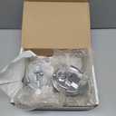 2Pcs 11-04859-100 4" Locking Diesel Fuel Cap, Lever-Style Aluminum Fuel Tank Cap with Key Fit for 1972-2017 Peterbilt 330, 379, 389, 579, 587 Trucks, OE# 11-04859-200, 572.1015, 600212