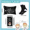 5 Pack Nurse Appreciation Gifts Set for Women May You Be Proud of The Work You Do Nurse Appreciation Makeup Bag Socks Pen Keychain Notebook Gifts for Nursing Assistant Graduation Party Favors
