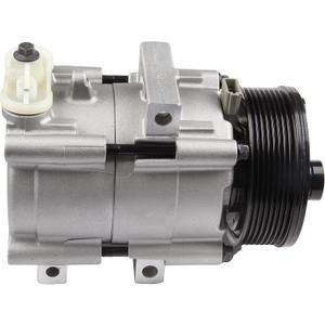 cciyu AC Compressor Pump for Ford Expedition E-150 E-250 E-350 4.6L 1997-2002 Replaces AC Compressor for Car 8 Grooves FS10