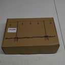 4 Pack String Light Poles for Outside, Thickened Metal Christmas Lights Hanger Pole Outdoor with Fork, Lighting Hanging Post Accessories for Patio Decor Garden Backyard Yard Outside Decorations