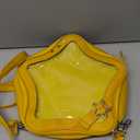 Ita Bag Star Shaped Purse, PU Leather Aesthetic Cute Crossbody Purse, Kawaii Pin Display Clear Shoulder Bag (Bare Bag)