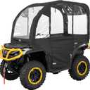 KEMIMOTO Extra Large ATV Cab Enclosure 3-in-1 Adjustable All-Weather Heavy Duty ATV Canopy Cover with Full Visibility Universal Compatible with Polaris Can-Am Kawasaki Arctic Cat CFMOTO