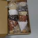 12 Pack Mini Party Hats for Stuffed Animals, Brown Mini Hats with Pom Poms for Dolls Dog Birthday Party Hats for Dog Cat Pet Birthday Decoration Boho Autumn Design Decorations