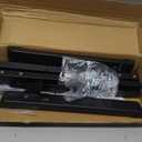 Rfiver Table Top TV Stand with Height Adjustable TV Legs, TV Stands Base with Cable Management for Most 37 to 86 Inch Flat or Curved TVs, Steel TV Feet Holds up to 150 lbs, Max VESA 800x600mm, Black