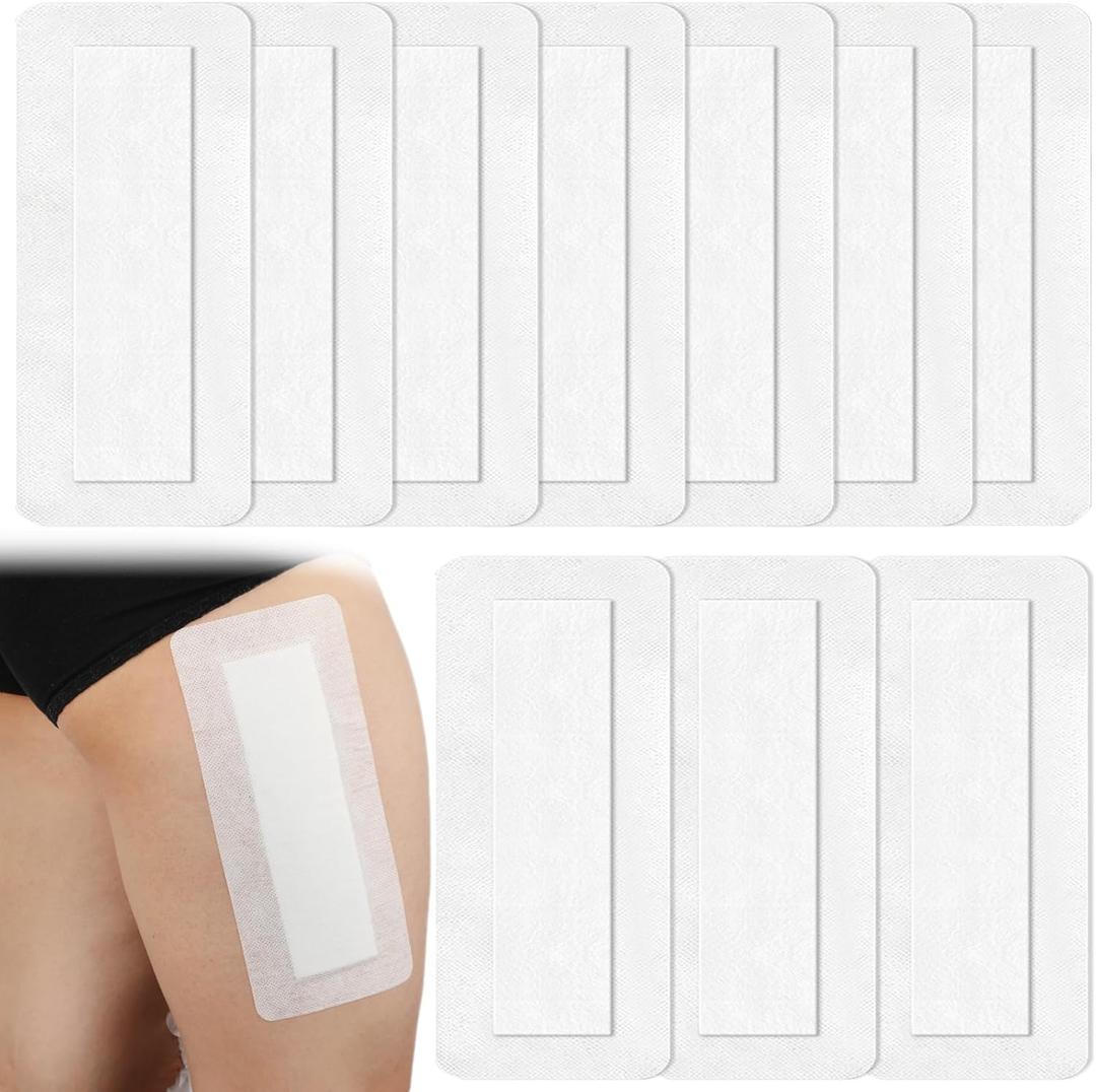 Breathable Knee Replacement Surgery Adhesive Island Wound Dressing Extra Large Bandage Patches with Non-Stick Pad for Hip to Leg Stitches Incision Back Surgery Open Cuts 4"x12"(Pack of 10)