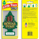 LITTLE TREES Car Air Freshener | Hanging Tree Provides Long Lasting Scent for Auto and Home | Royal Pine