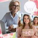 Huquary 12 Set Social Worker Month Employee Appreciation Gifts Bulk Social Worker Necklace with Inspiration Cards Motivational Thank You Gifts for Women Crna Nurse Teacher Volunteer Employee Coworker