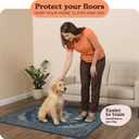 Super Absorbent Washable Pee Pads for Dogs (2-Pack) Reusable Puppy Training Pads, 100% Waterproof & Leakproof Dog Pee Pads with Non-Slip Backing Durable, Quick-Dry Pet Pads for Crates & Floors