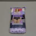 Hanes Women's Hi-Cut Panties Pack, Lightweight Cotton Hi-Cuts, 6-Pack (Retired) XL 