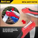 HURRICANE Folding Saw/10 Inch Pruning Implement/Wood-Cutting Gear/Camping Tree Cutter with SK5 Curved Blade/Triple-cut Razor Teeth/Outdoor Portable Cutter for Tree Trimming Gardening Hiking