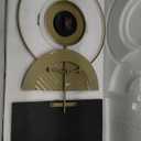 32x16 Inch Modern Large Wall Clock Battery Operated - Silent Decorative Analog Clocks Asymmetric for Living Room, Kitchen, Bedroom, Office, Home Decor (Medium)