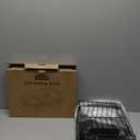 Sakugi Dish Drying Rack in Sink- Expandable Dish Rack Used Over Sink, in Sink & on Countertop, Rustproof Kitchen Dish Drying Rack with Removable Cutlery Holder, 15.2" D x 10" W x 4.2" H, Black