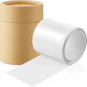 Geyee 4" x 12 ft Surface Protection Tape Bike Car Door Frame Protection Tape, Transparent