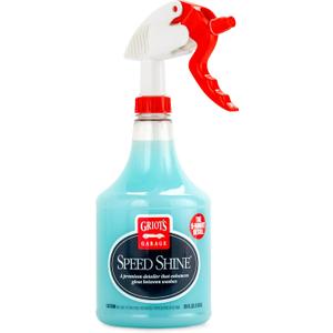 Griot's Garage Speed Shine for Car Detailing, Quick Detailer for All Exterior Surfaces, Trim and Wheels, Provides a Glossy Finish, 11146, 35 oz