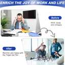 Fun Men Gifts Fidget Gel Pens - Unique Birthday Gift for Mens, Novelty Christmas Stocking Stuffers Easter Anniversary Valentines Day White Elephant Present Ideas Gadget, Cool Secret Santa Gift for Him