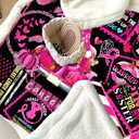 Soft Healing Blanket - Breast Cancer Gift, Get Well Soon Pink Throw Blanket - Sympathy Gifts for Women and Survivors (50"x 60", G507)