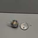 Bathtub Tub Drain Conversion Kit Assembly, Wellup Lift and Turn Twist Tub Drain Trim Kit with Two-Hole Overflow Faceplate, Brushed Nickel