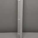 Aluminum Mini Blinds, 1" Slat Cordless Window Shades, Waterproof Venetian Blind W 10 20 35 36.5 48 56 72'' Room Darkening Horizontal Mini Blinds for Indoor Privacy Office Home Anti-UV(White)