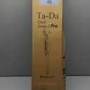 STEP2GOLD Ta-Da Chair Series 2 PRO, Portable Trekking Hiking Pole, Folding Walking Stick with Seat, Walking Cane with Chair, Foldable Chair, Lightweight Aluminum, Easy Carry and Storage, Anti-Slip (Black)