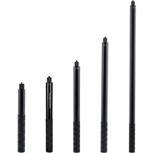 47.2" Invisible Selfie Stick for Insta360 X5/X4/GO3 DJI OSMO - Aviation Aluminum 120cm Extension Pole with Auto-Remove 360 Technology