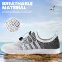 SEEKWAY Mens Womens Water Shoes Quick Dry Aqua Shoes Barefoot for Beach Surf Hiking Pool Water Sports 39 Women's