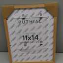 11x14 Oak Wood Picture Frame - Minimalist 11x14 Poster Frame, 11"x14" Frame Wood, Natural Solid Wooden Picture Frames for Wall Art Photo and Prints(1 Pack, Beige)