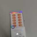 BTArtbox Press On Nails Short  Nude Square Nail Tips Glue On Nails, Reusable Stick On Nails in 16 Sizes  32 Soft Gel Fake Nails Kit, Cinnamon