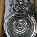 GE Drip Pans and Stove Burner Element Unit Set, Perfectly Fit WB30M1 & WB30M2 -Replacement for GE Hotpoint Stove Top