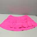 Pinup Fashion High Waisted Swim Skirt - Women Ruched Ruffle Bathing Suit Bottom Skorts with Built-in Shorts (XX-Large, Hot Pink)
