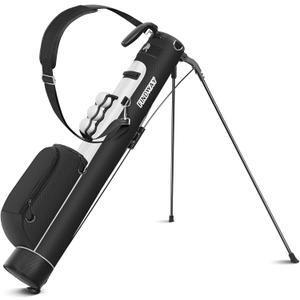 Findway Golf Bag,Lightweight Pencil Golf Bag with Stand, Golf Carry Bag
Small Golf Bag with Adjustable Strap & Cooler Bag, 2 Way Golf Bag for The Driving Range, Par 3 and Executive Courses