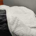 Heated Blanket Electric Blanket Full Size 72''x84'' with 9 Heating Levels, 1-10 Hour Auto Shut Off, Machine Washable, Flannel & Sherpa Soft Warming Blanket for Couch, Bed, Office - Dark Grey