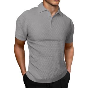 JMIERR Mens Knit Classic US 38 (S, Grey)